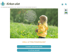 Tablet Screenshot of kirkonalat.fi